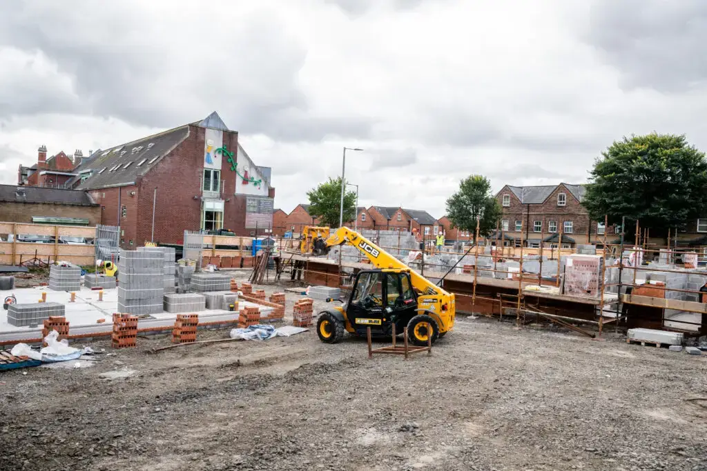A construction site